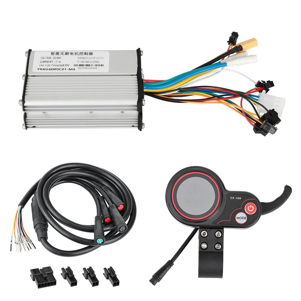 KUGOO KUKIRIN M4   Ʈѷ,   ű ú LCD ÷ ̺, 48V 21A Ʈѷ ǰ